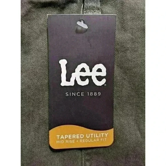 Lee Womens Heritage Tapered Utility Pant Mid Rise Reg Fit Size 8M, 20M Green - Picture 7 of 10